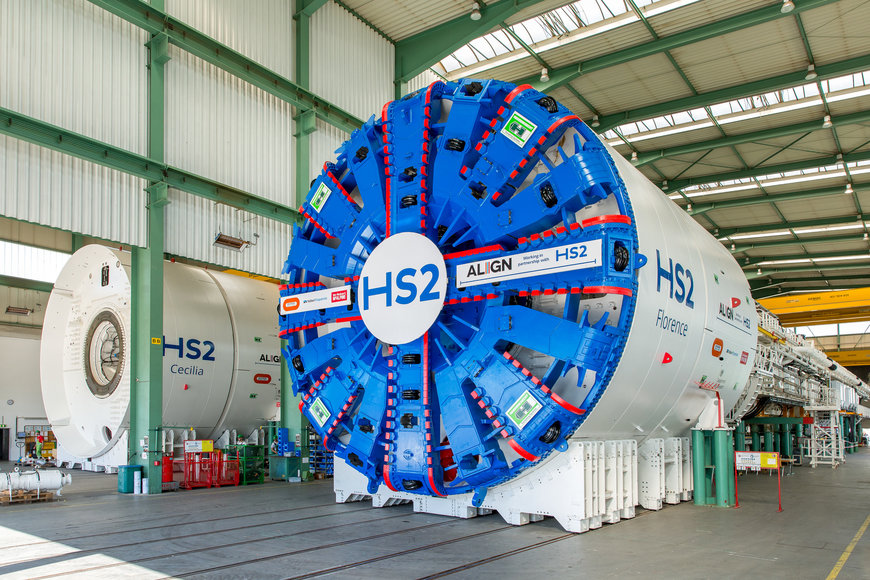 HS2 tunnelling machines set to leave factory with the names Florence and Cecilia topping public vote